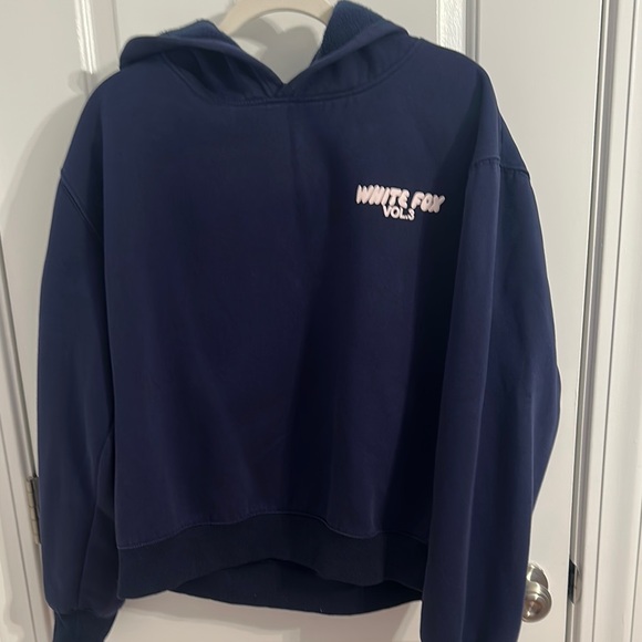 White Fox Boutique Tops - White Fox Boutique Vol.3 Navy Hoodie